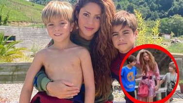 Se captó a Shakira devastada junto a sus hijos, tras nueva relación pública de Piqué