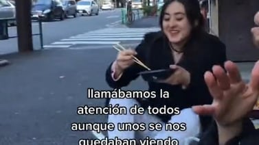 Mexicanos comen en las calles de Japón y así reaccionó la gente