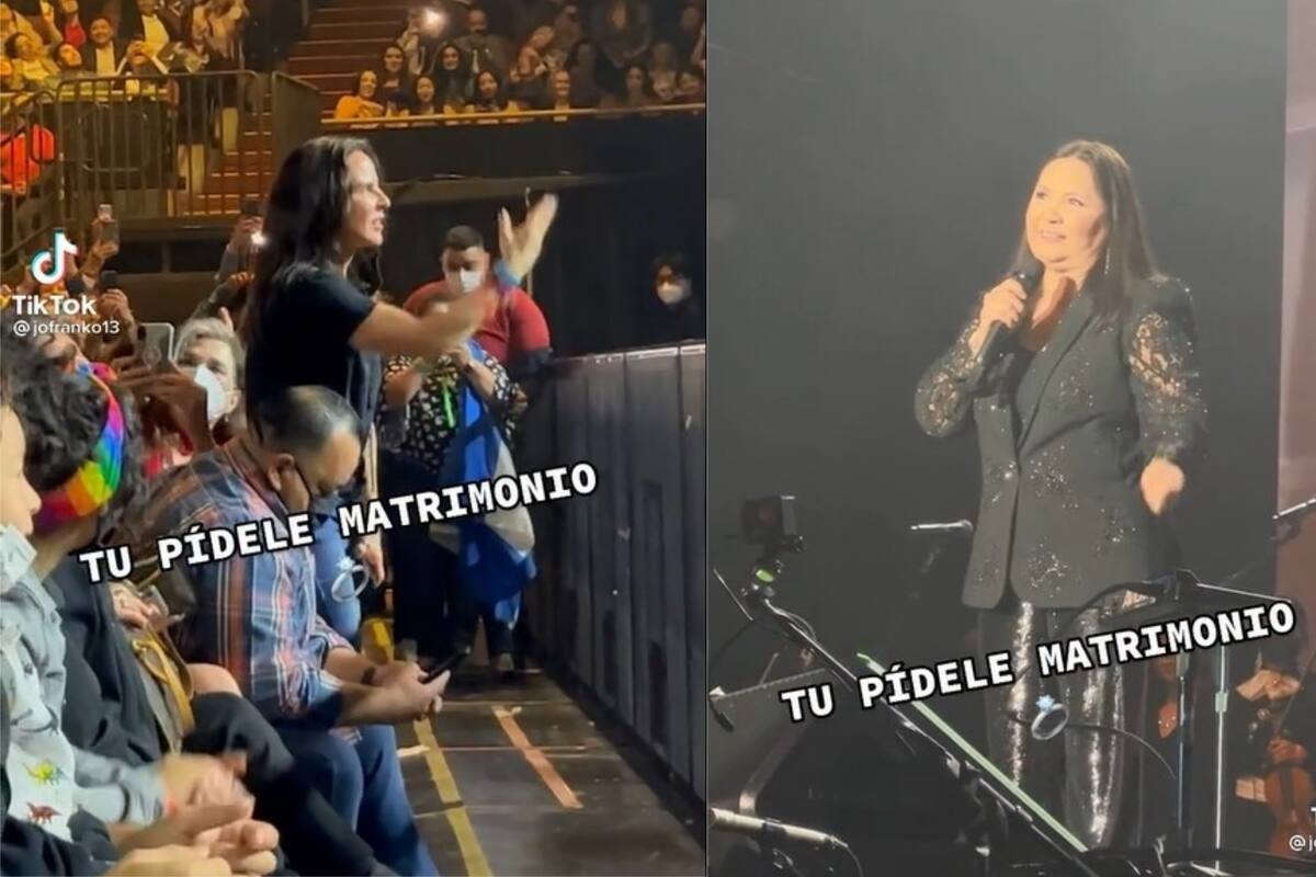 Ana Gabriel 'le declara su amor' a Kate del Castillo durante concierto en Los Ángeles