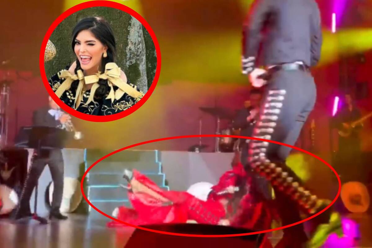 Ana Bárbara sufre tremenda caída en el Auditorio Nacional