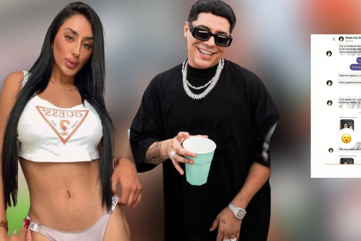 Filtran conversación íntima de Eduin Caz con una joven trans