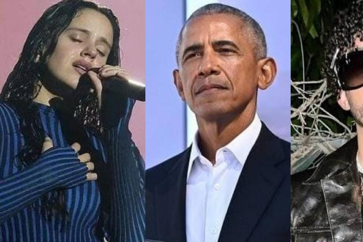 Bad Bunny y Rosalía aparecen en lista de las canciones favoritas de Barack Obama para este verano