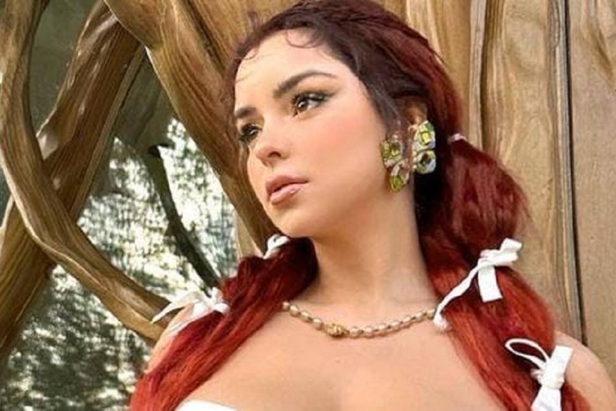 Demi Rose roba las miradas de sus seguidores con su vestido blanco