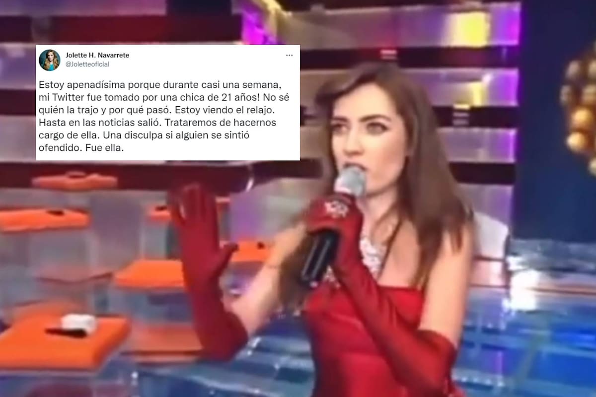 Jolette reveló que una joven de 21 años se apoderó de su Twitter