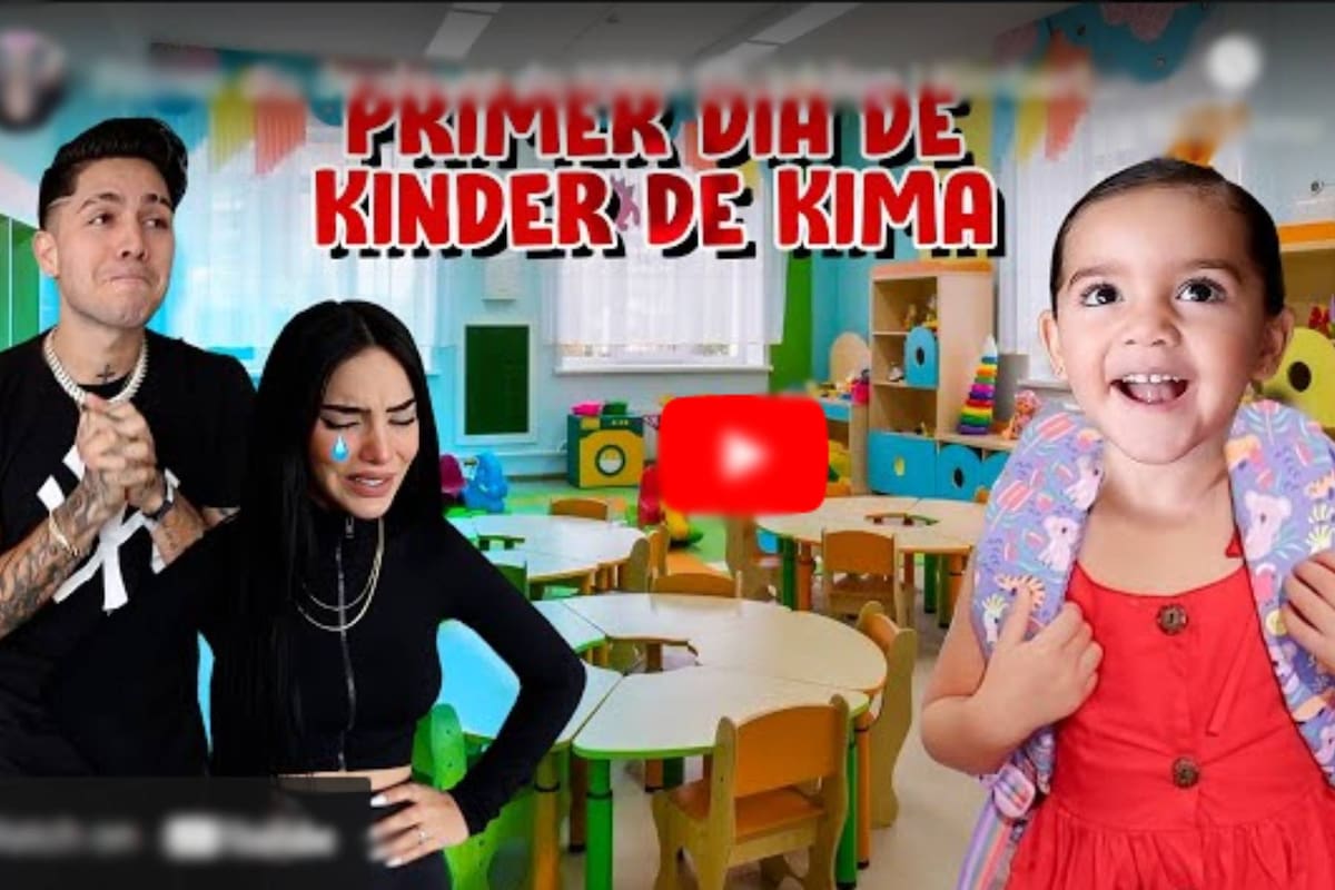 Así fue el primer día de preescolar de Kima, hija de Kimberly Loaiza y JD Pantoja
