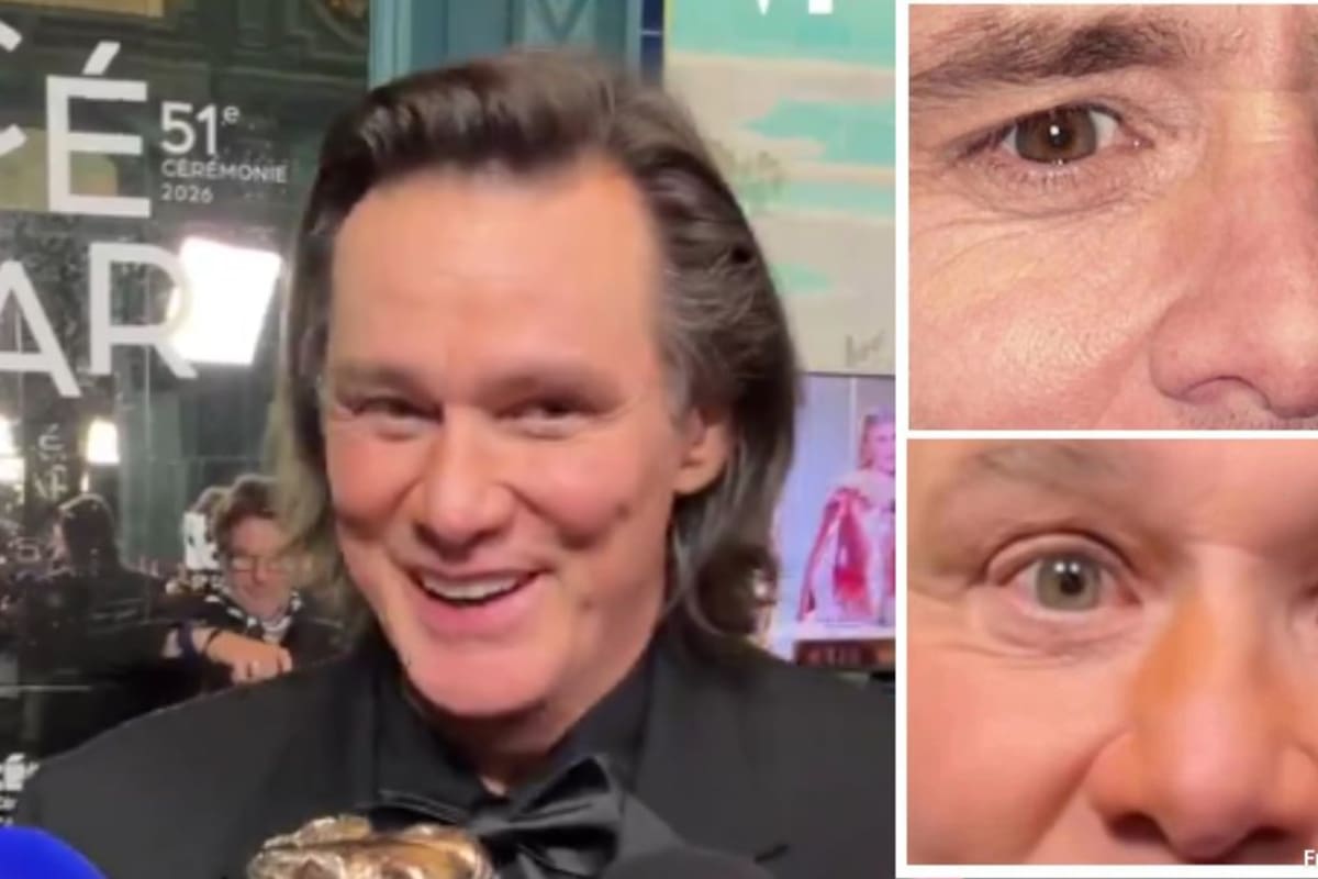 ¿Es un duplicado? La teoría viral que afirma que Jim Carrey no es el mismo tras una inusual aparición en los César 2026