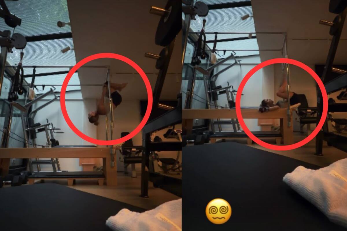 Anahí alarma a sus fans tras sufrir una caída fuerte durante su sesión de ejercicio