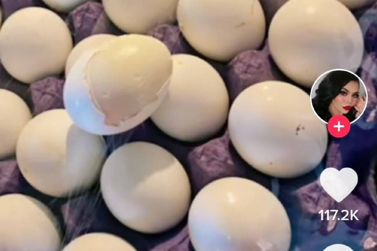 Hombre olvida los huevos en el carro y se le terminan cociendo por el calor