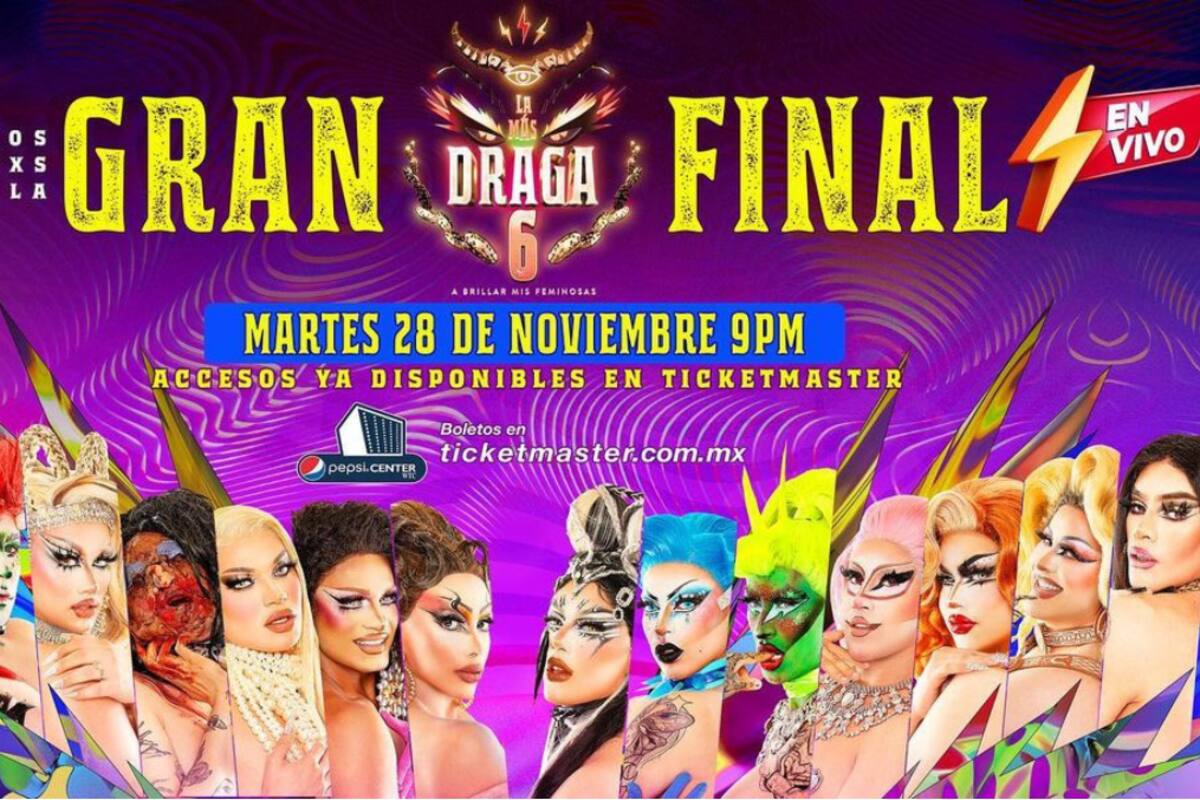 ¡'La Más Draga' habilita la venta para las entradas de la gran final de la sexta temporada!