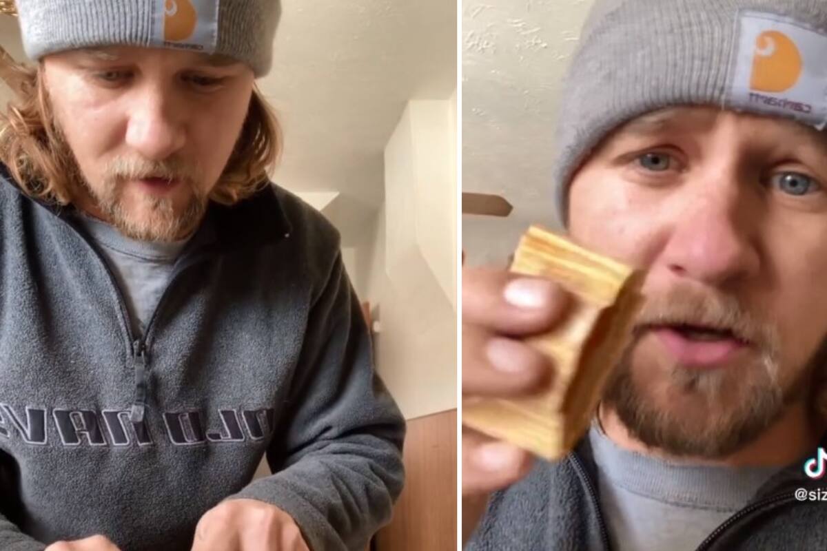 VIDEO: Estadounidense prueba los tamales por primera vez y se los come ¡con todo y hoja!