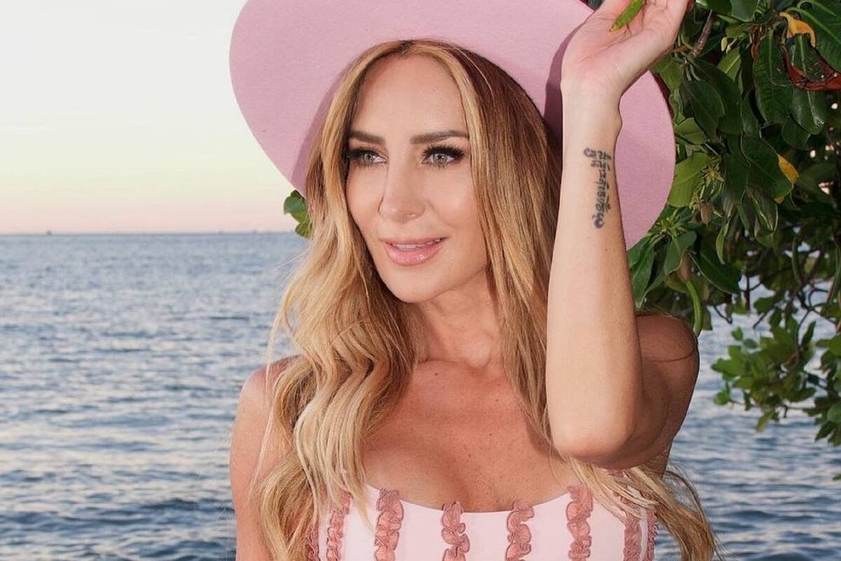 Geraldine Bazán se pone coqueto bikini y muestra sus imperfecciones al natural