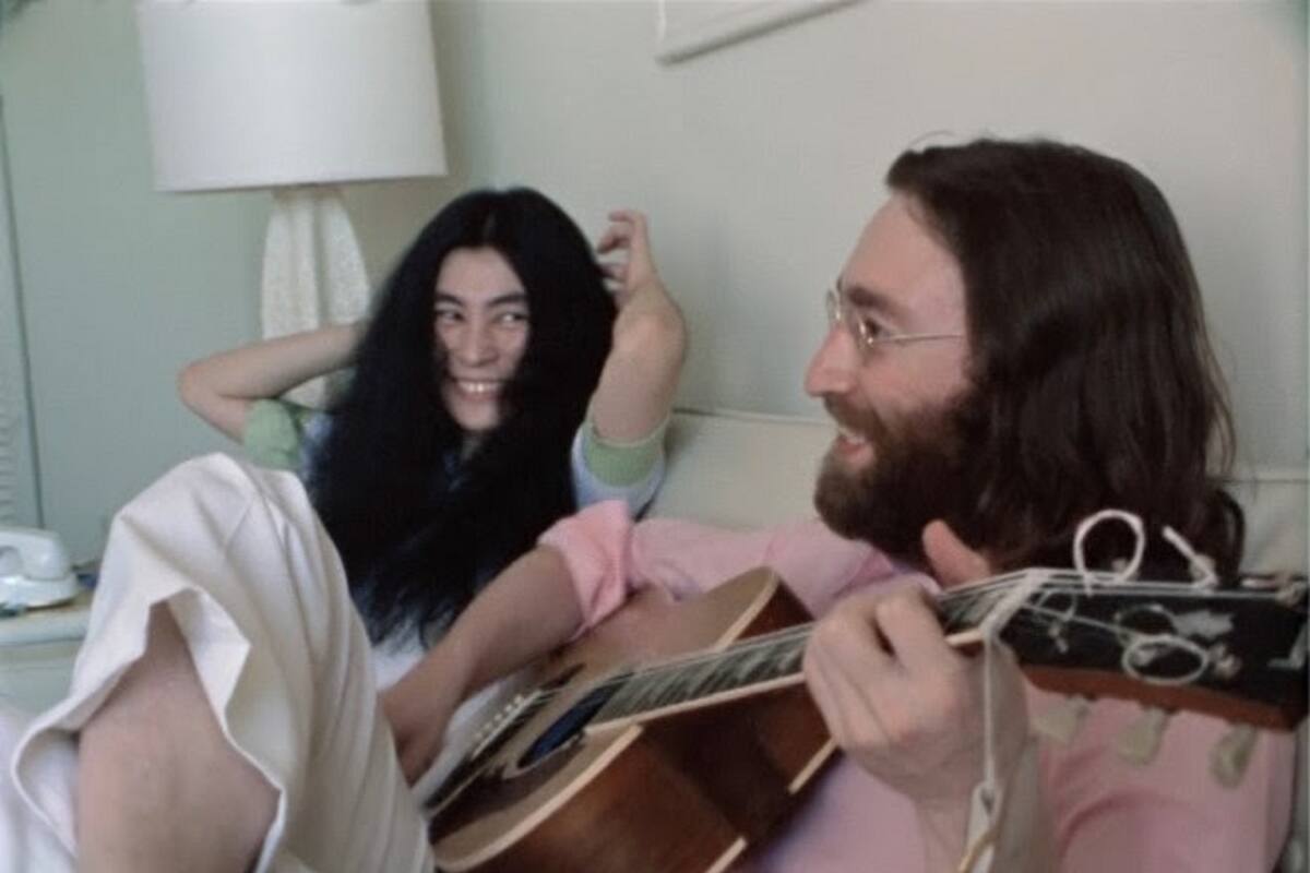 ¡Inédito! Publican video de "Give Peace A Chance" de John Lennon y Yoko Ono