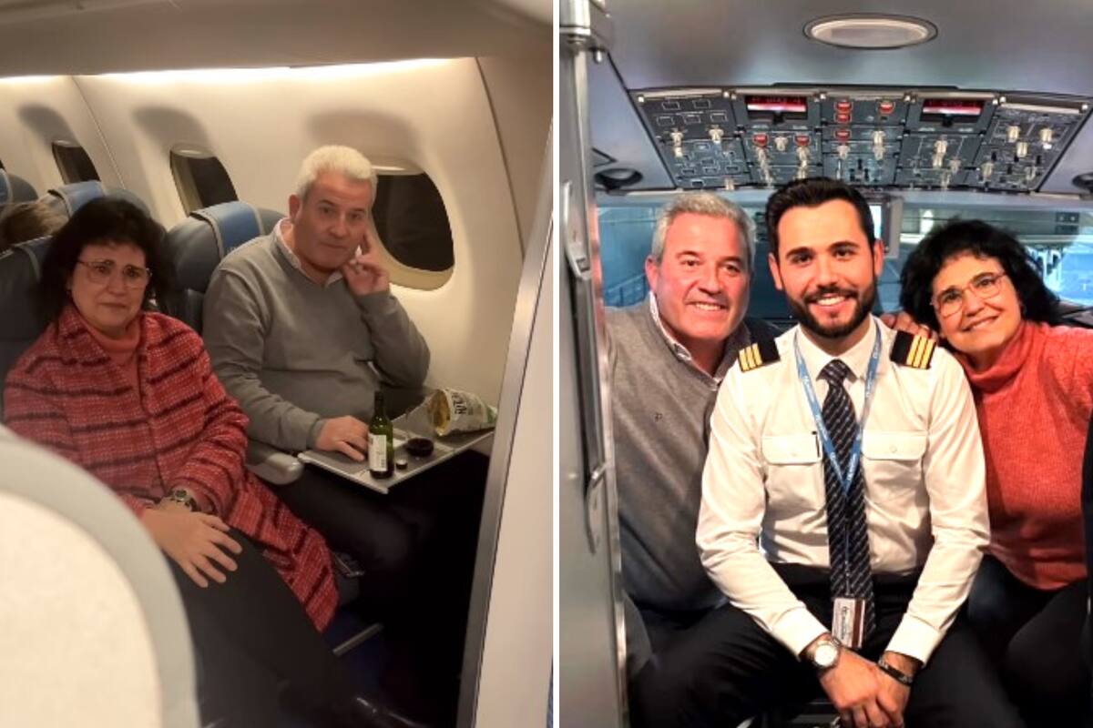 Piloto agradece a sus padres por ayudarlo a cumplir su sueño: "Gracias por darme alas"