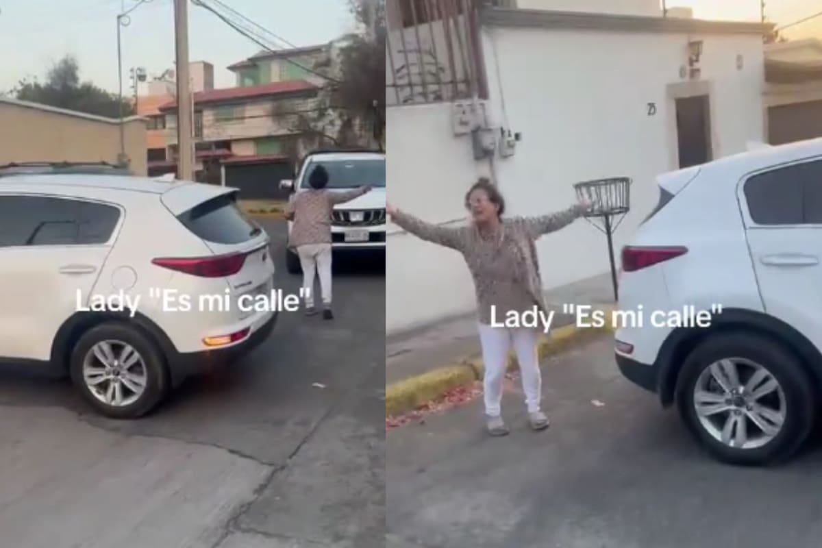 “Lady es mi calle”: mujer obstruye el paso vehicular en Ciudad Satélite y el video se vuelve tendencia en redes | VIDEO