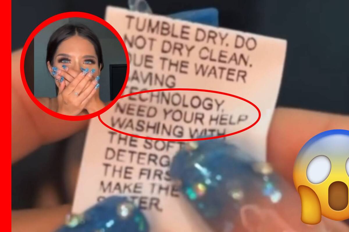 La influencer Yeri MUA recibe mensaje de auxilio en ropa de SHEIN