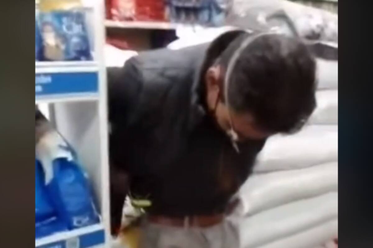 TikTok: Descubren a sujeto que intentaba robarse dulces escondidos en su trasero