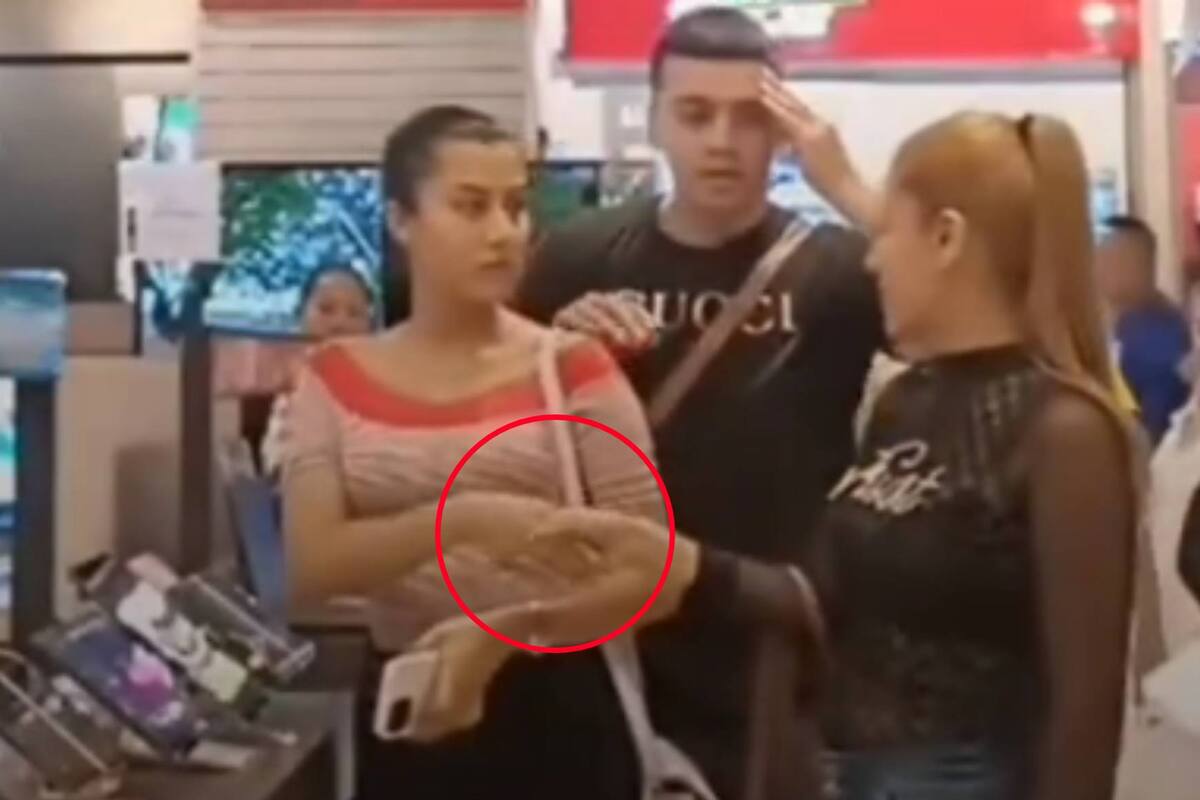 Captan el momento exacto en el que un hombre es descubierto siendo infiel