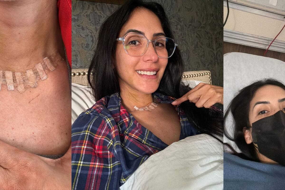 Cynthia Urías revela que estuvo hospitalizada por una cirugía de tiroides