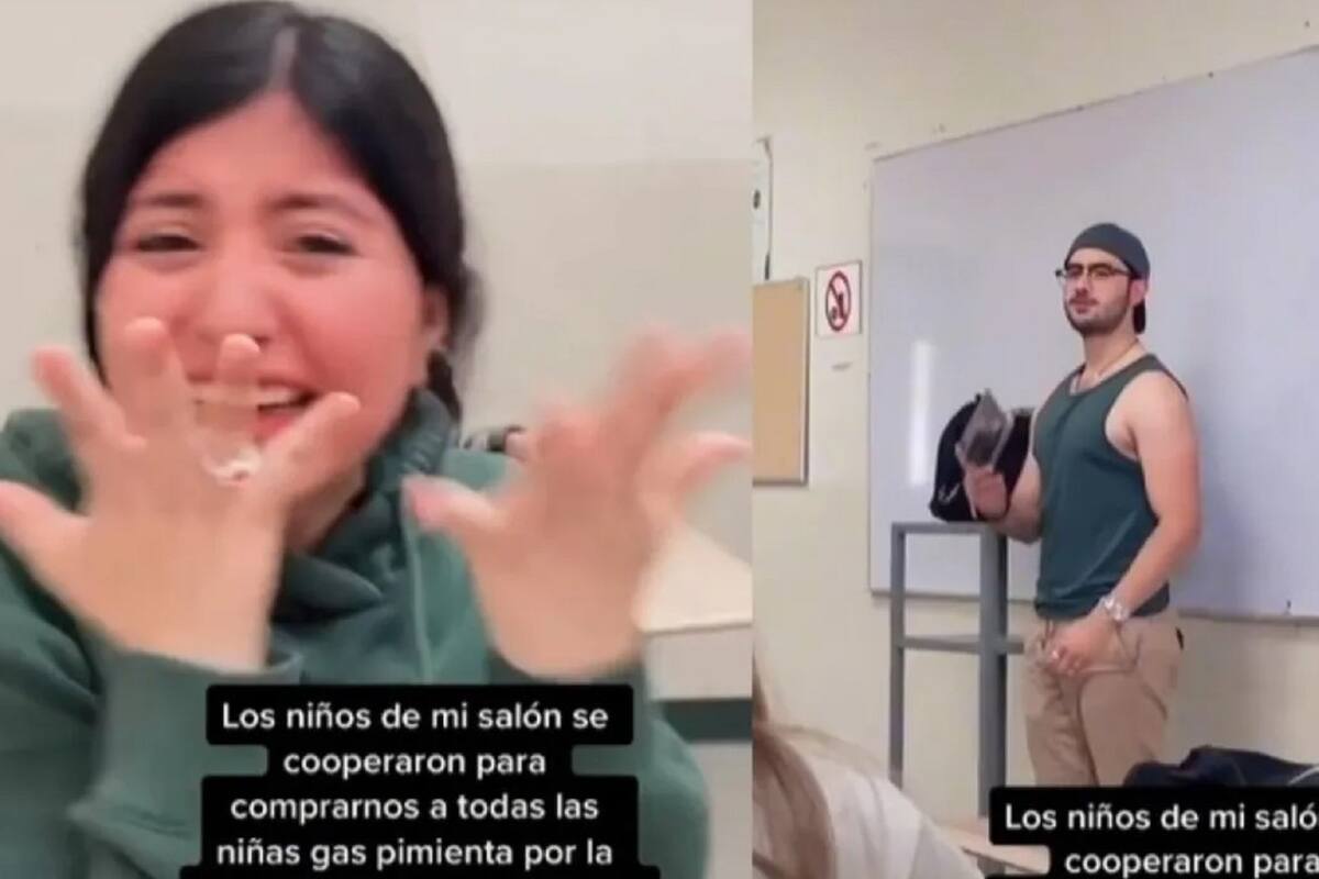 VIDEO: Alumnos de la UABC juntan dinero y les regalan gas pimienta a sus compañeras