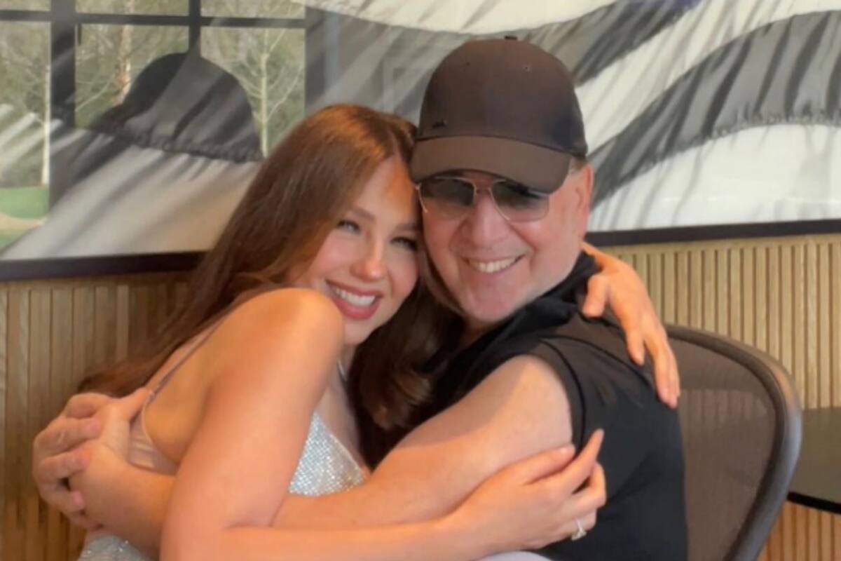 Thalía felicita a Tommy Mottola en su cumpleaños 75