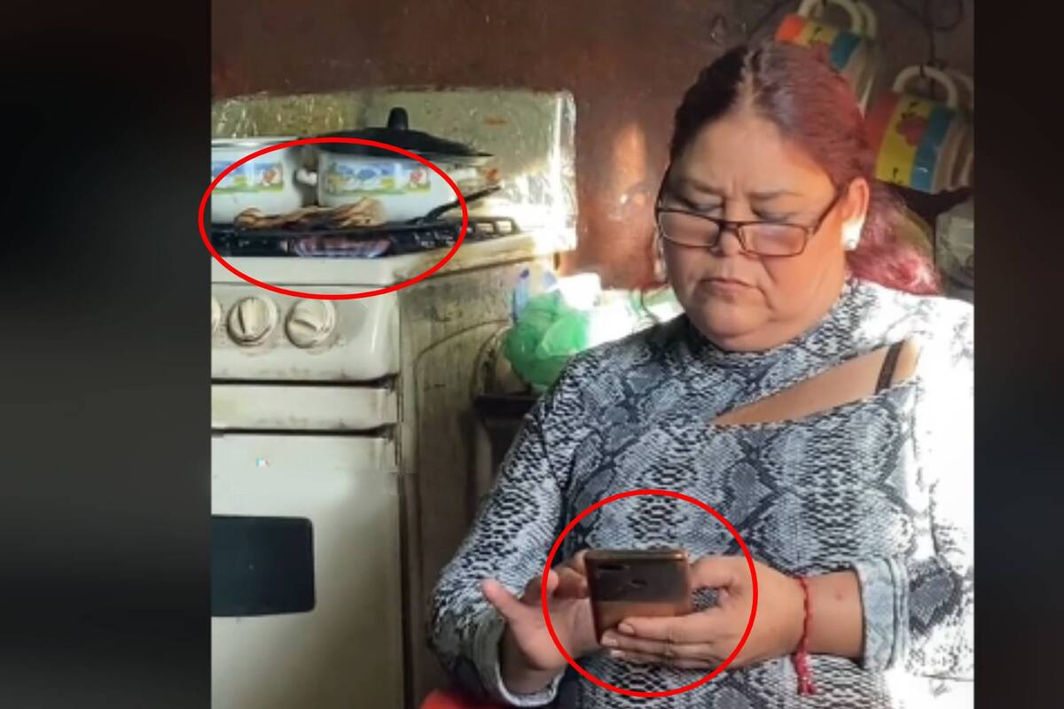 VIRAL: Señora quema sus tortillas por andar metida en Facebook