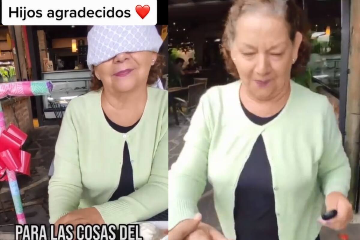"Las apariencias engañan": hijos le regalan a su madre un 'scooter'; reacción se vuelve viral