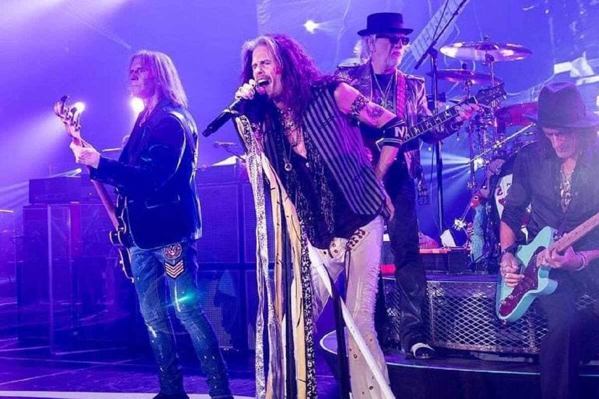 Aerosmith suspende conciertos tras recaída en las drogas de su vocalista, Steven Tyler