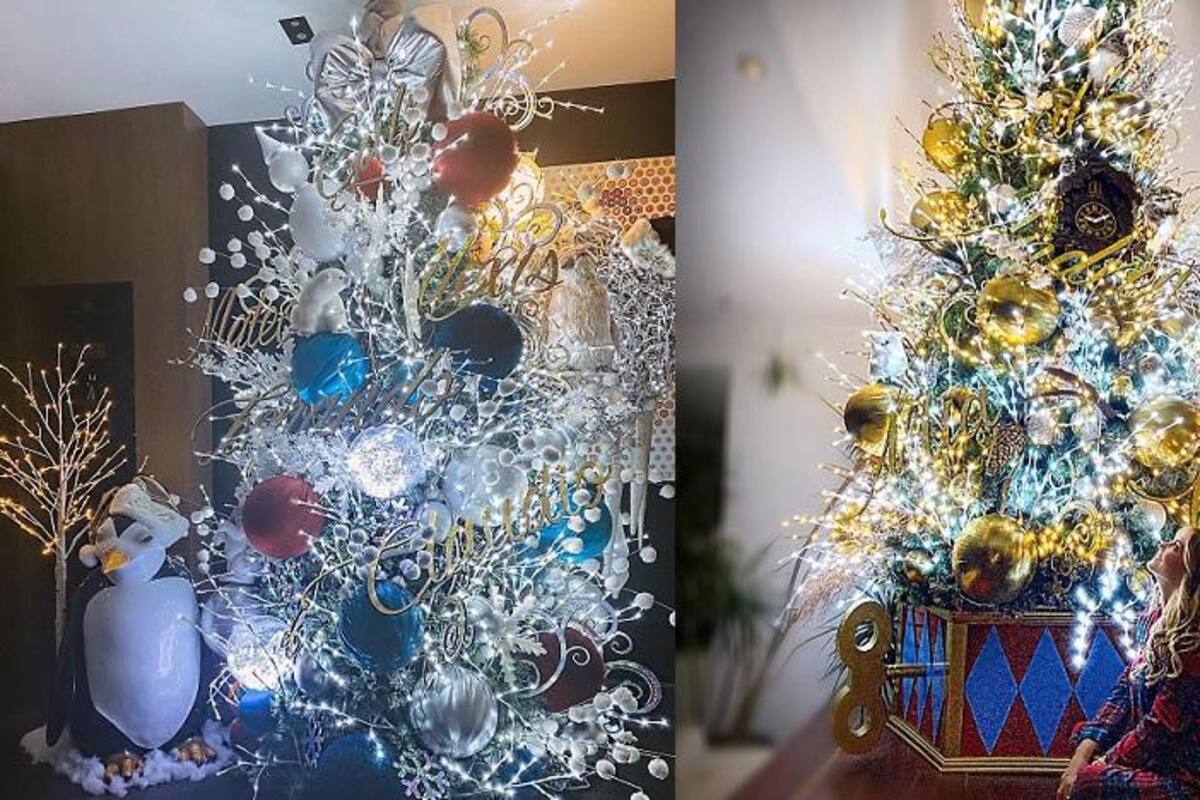 Los famosos presumen sus arbolitos de Navidad