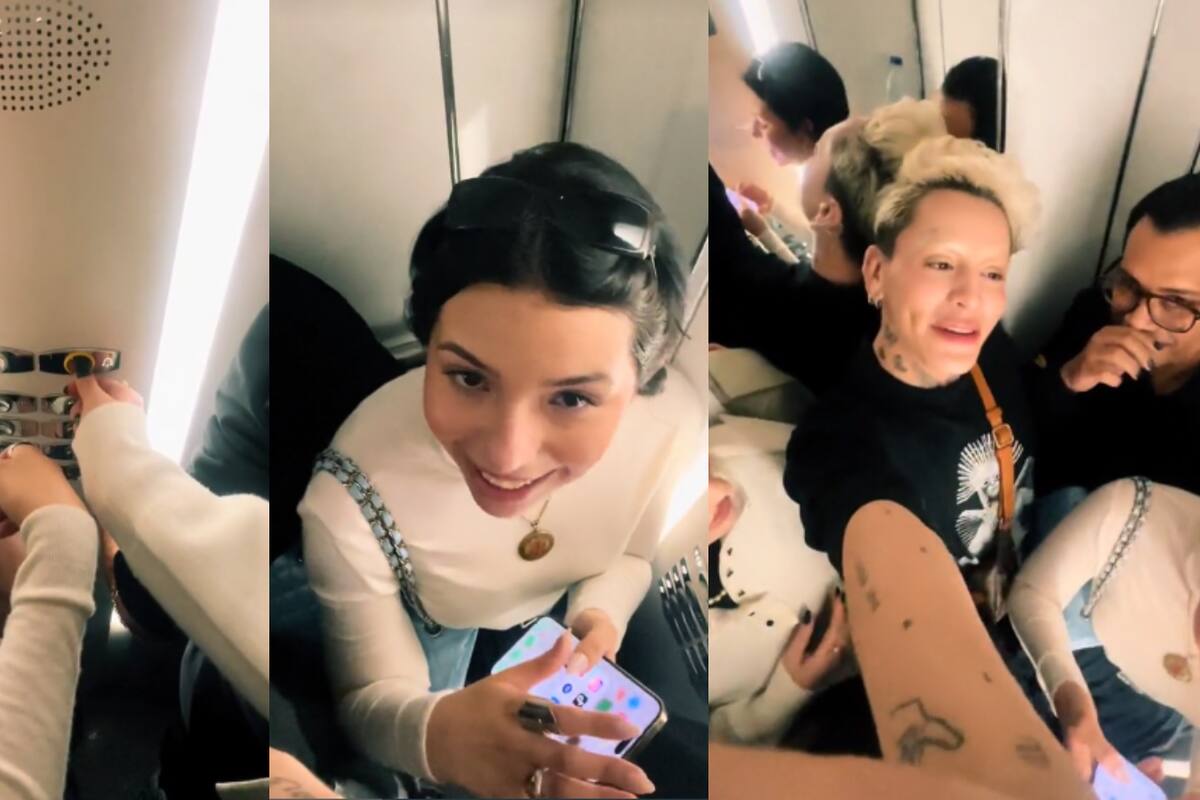 Ángela Aguilar y Kunno, atrapados en un elevador en los Latin Grammys en Sevilla