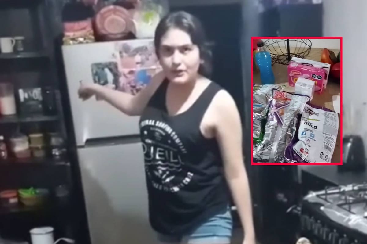 Joven se gasta el dinero del mandado en comida chatarra y su novio explota