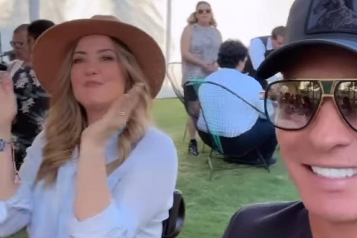 Andrea Legarreta y Erik Rubín comparten video juntos en una fiesta tras anunciar su separación