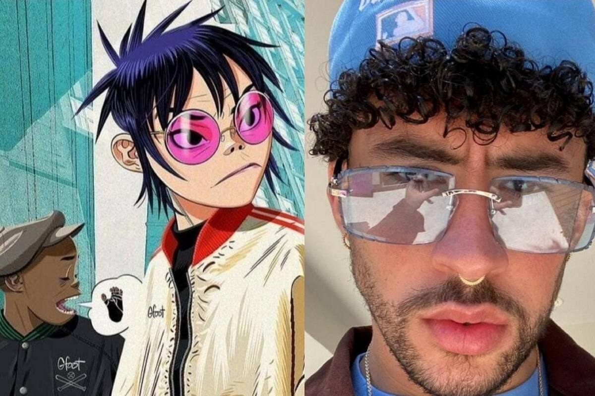 El vocalista de Gorillaz confirma colaboración con Bad Bunny para su nuevo disco