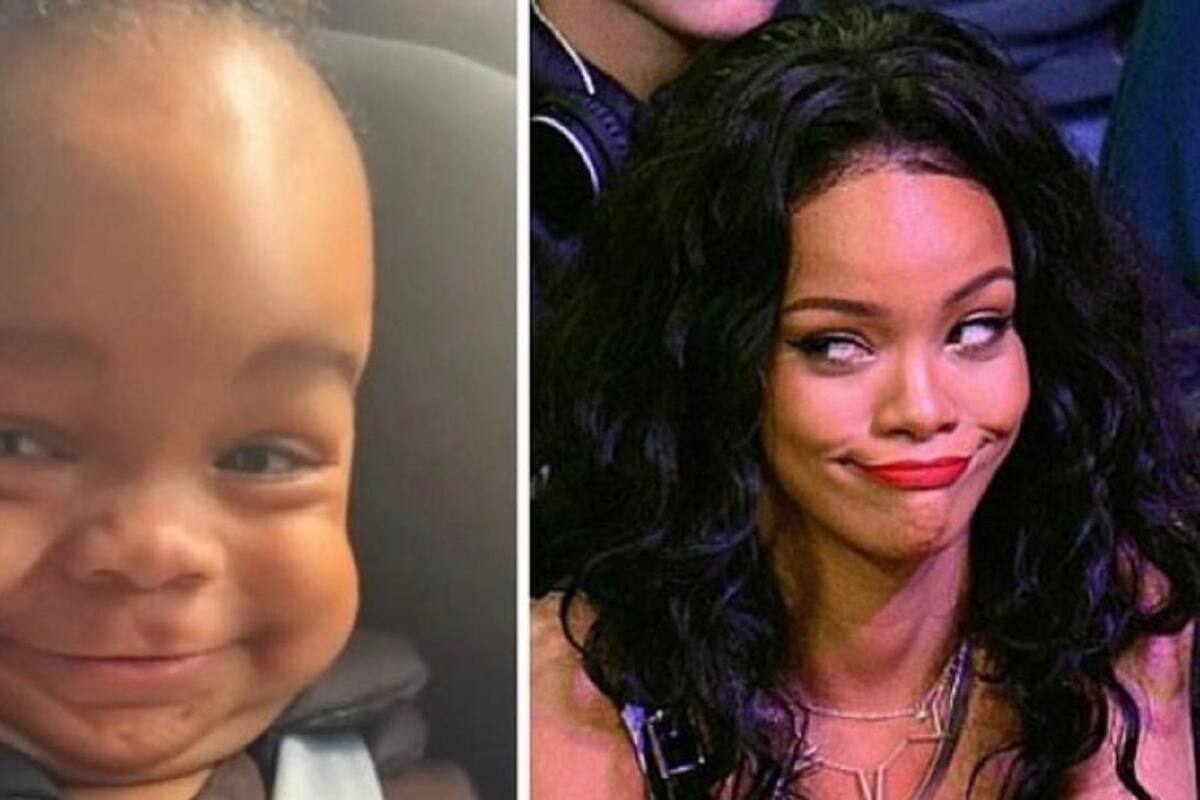 Rihanna muestra por primera vez el rostro de su hijo en TikTok