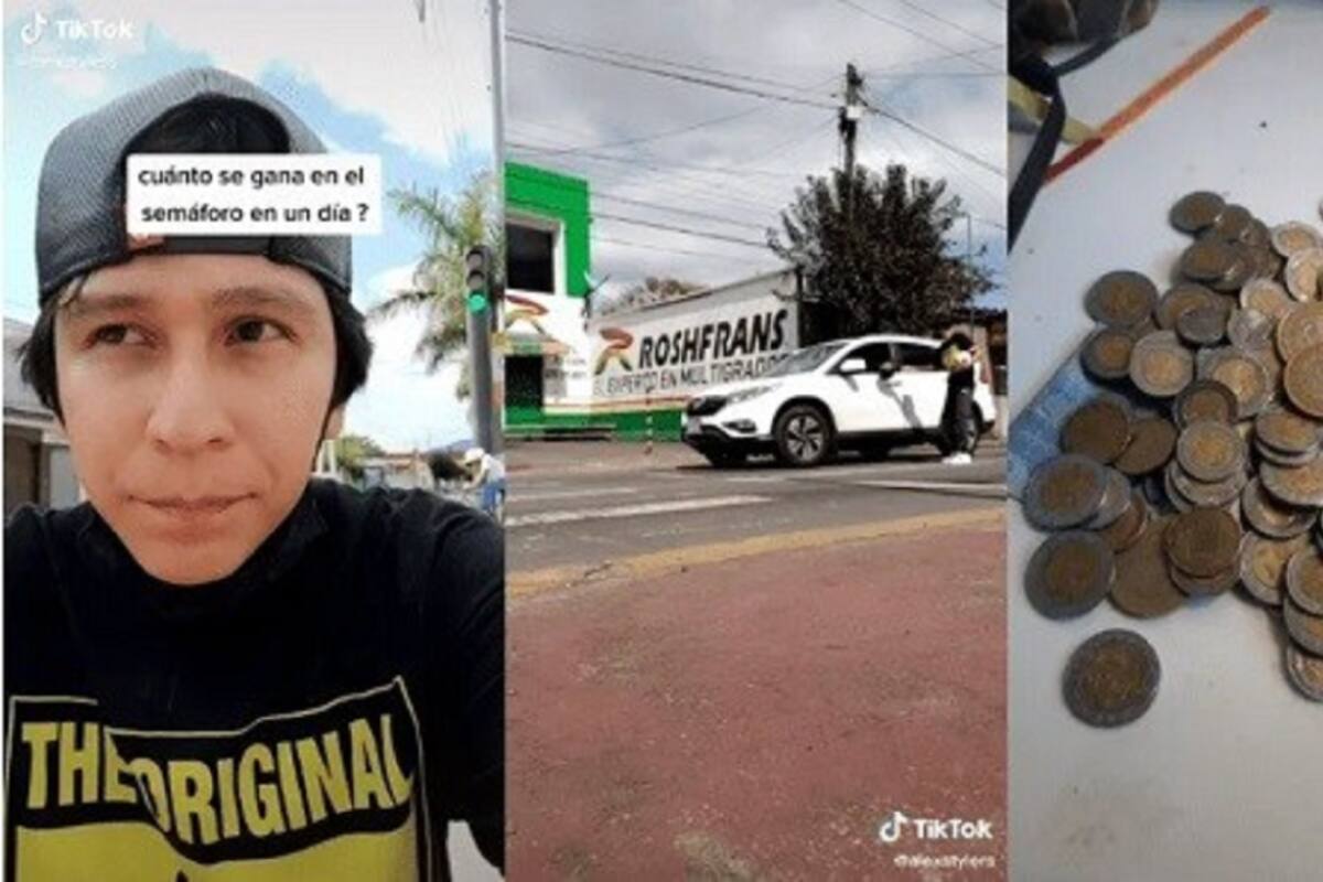 VIDEO VIRAL: Joven revela cuánto gana en un día trabajando en el semáforo