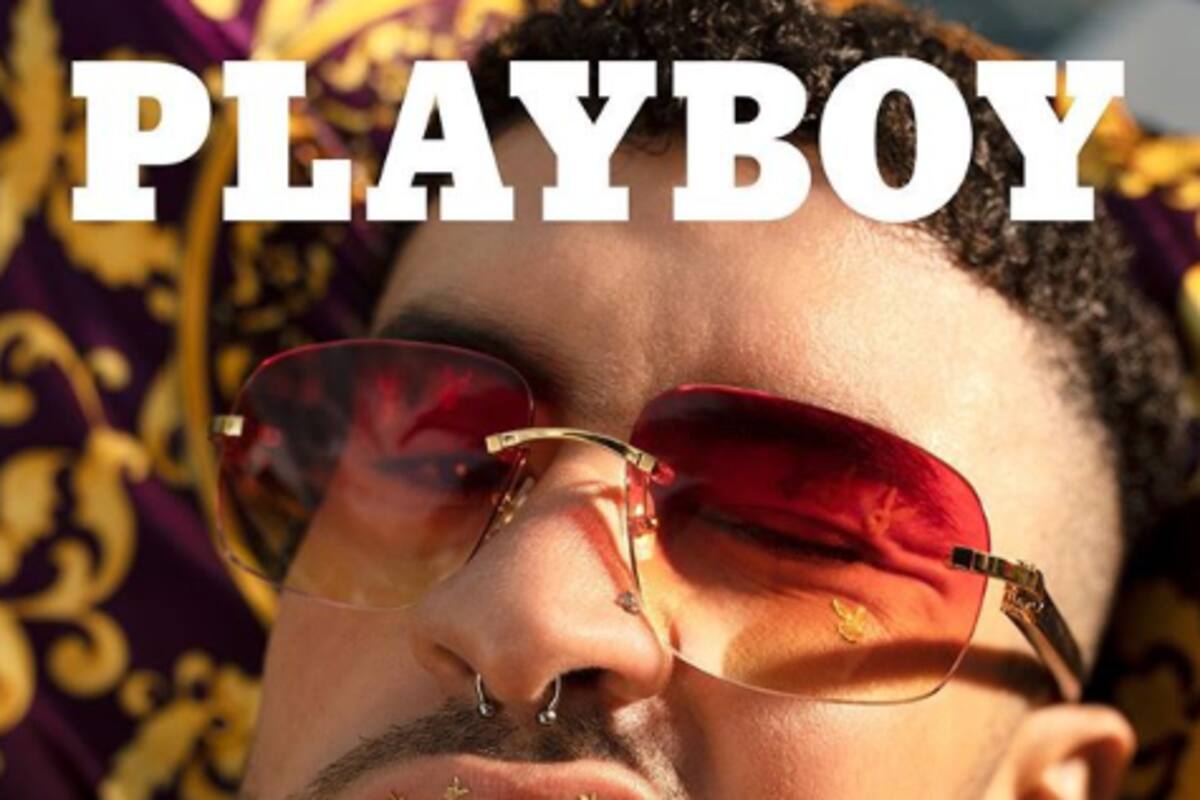 Filtran las primeras sensuales imágenes de Bad Bunny en la revista Playboy