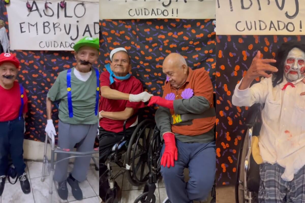 "Asilo Embrujado": Abuelitos enternecen las redes con un concurso de disfraces
