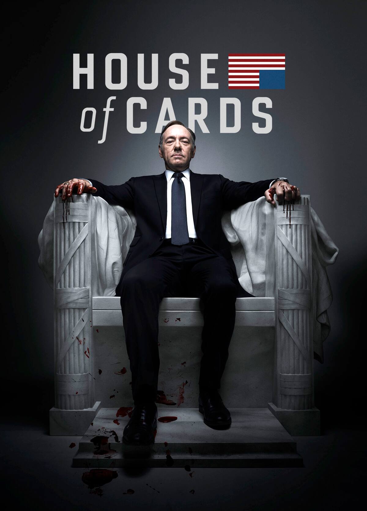 Kevin Spacey as Francis Underwood - Photo Générique avec Titre