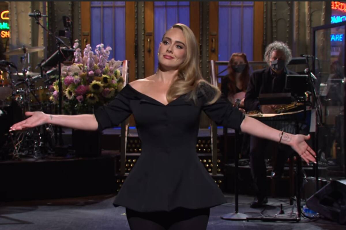 Adele reaparece en “Saturday Night Live”; bromea sobre su pérdida de peso