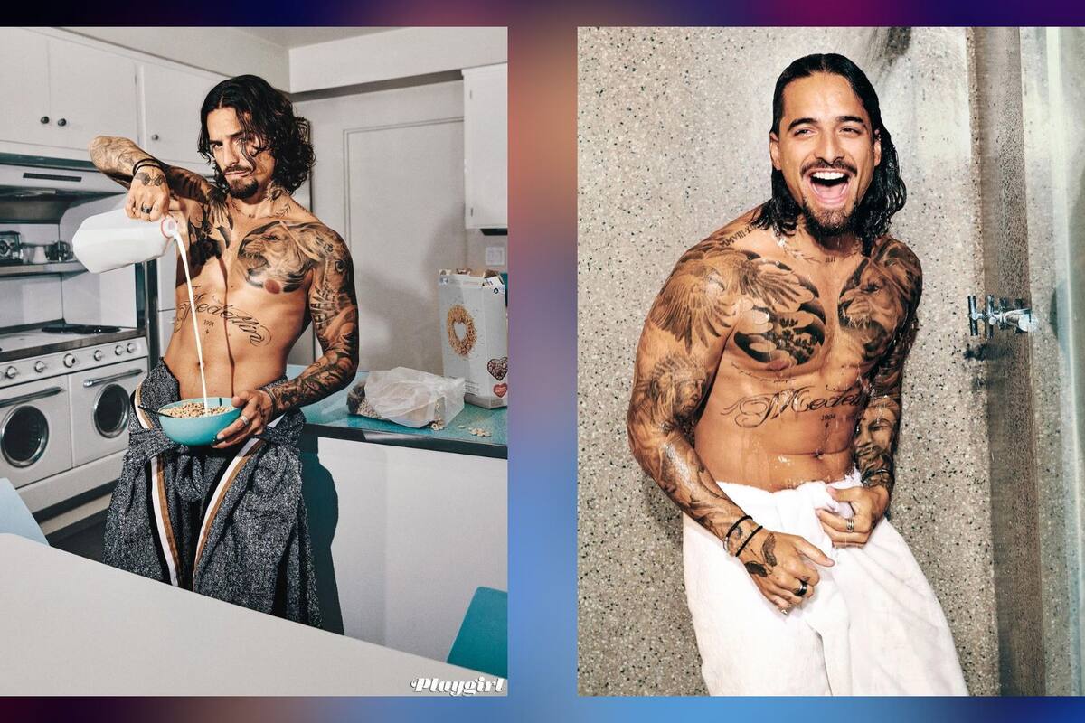 Maluma deslumbra como portada de Playgirl