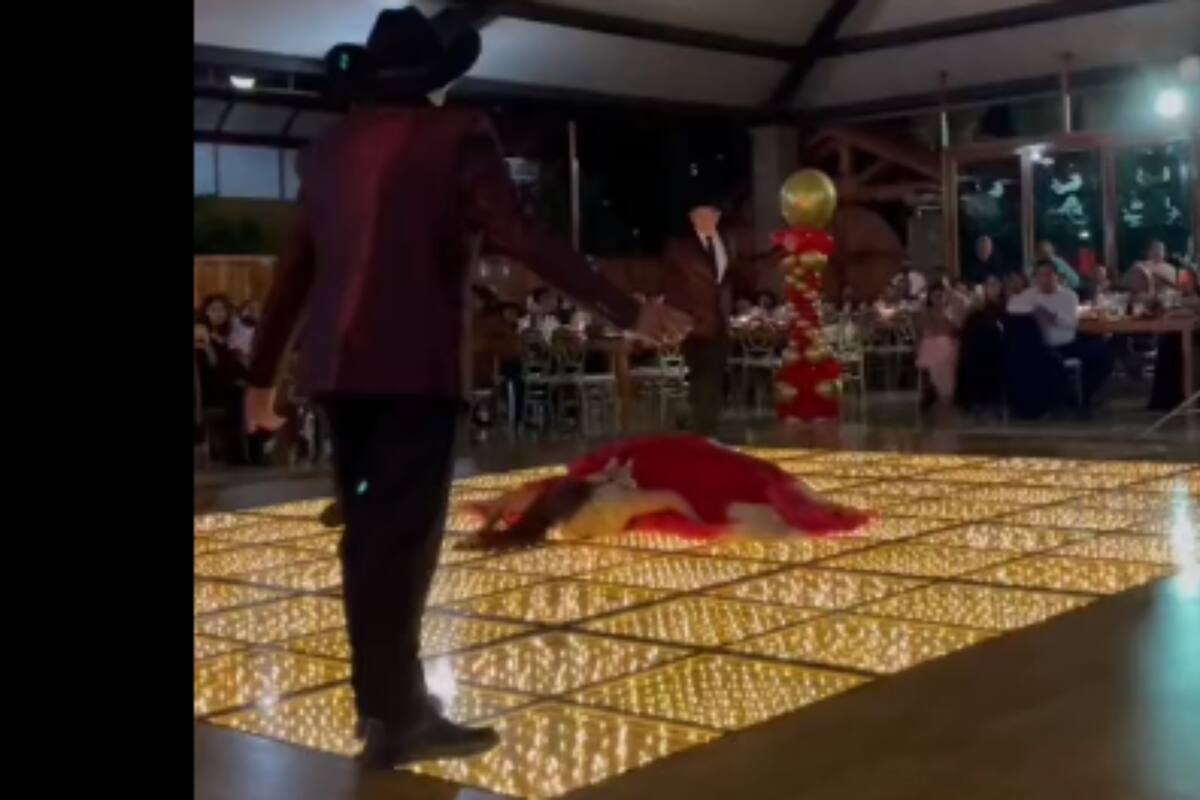 TikTok: Quinciañera se cae en pleno festejo ¿Quién tuvo la culpa?