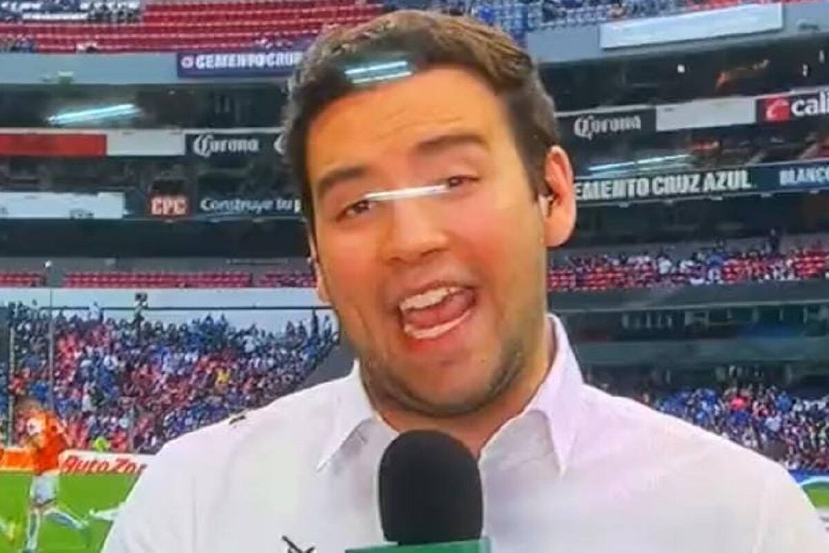 Reportero continúa con transmisión en vivo mientras una abeja se mete en su camisa