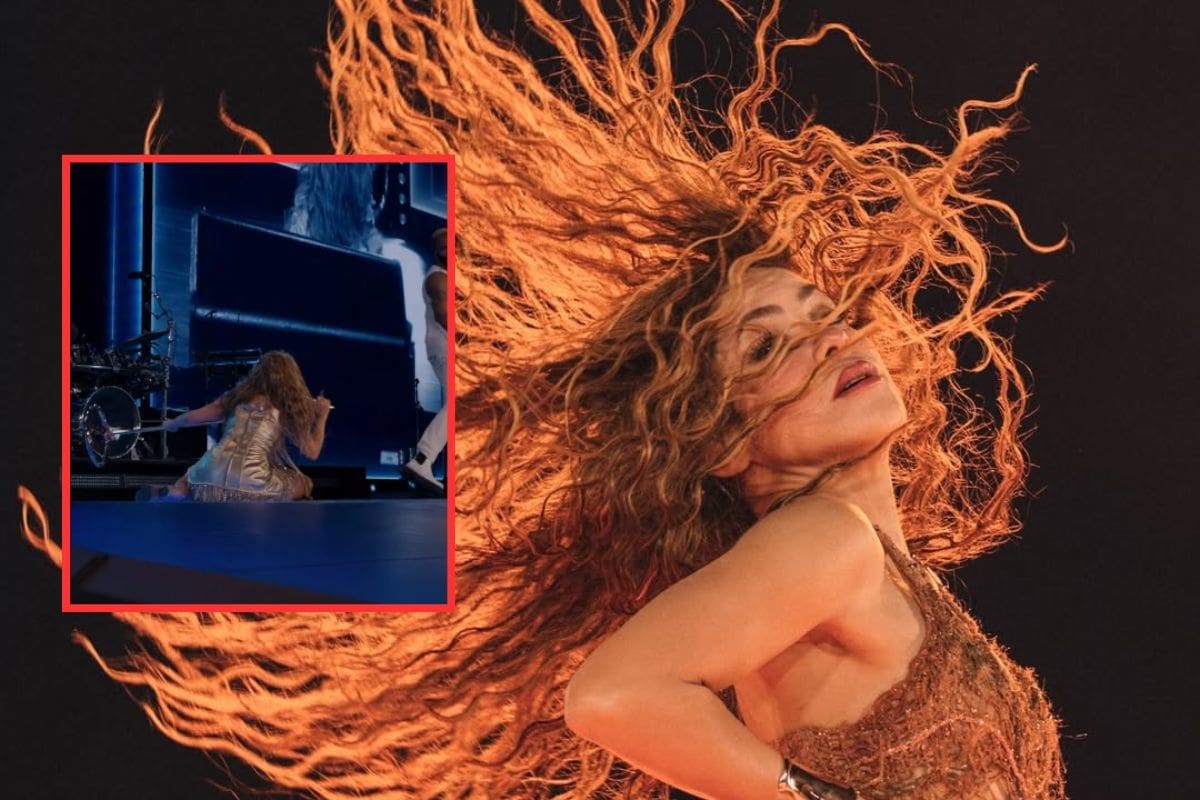 Shakira se cae en concierto de El Salvador y se recupera al instante: “Soy de caucho”