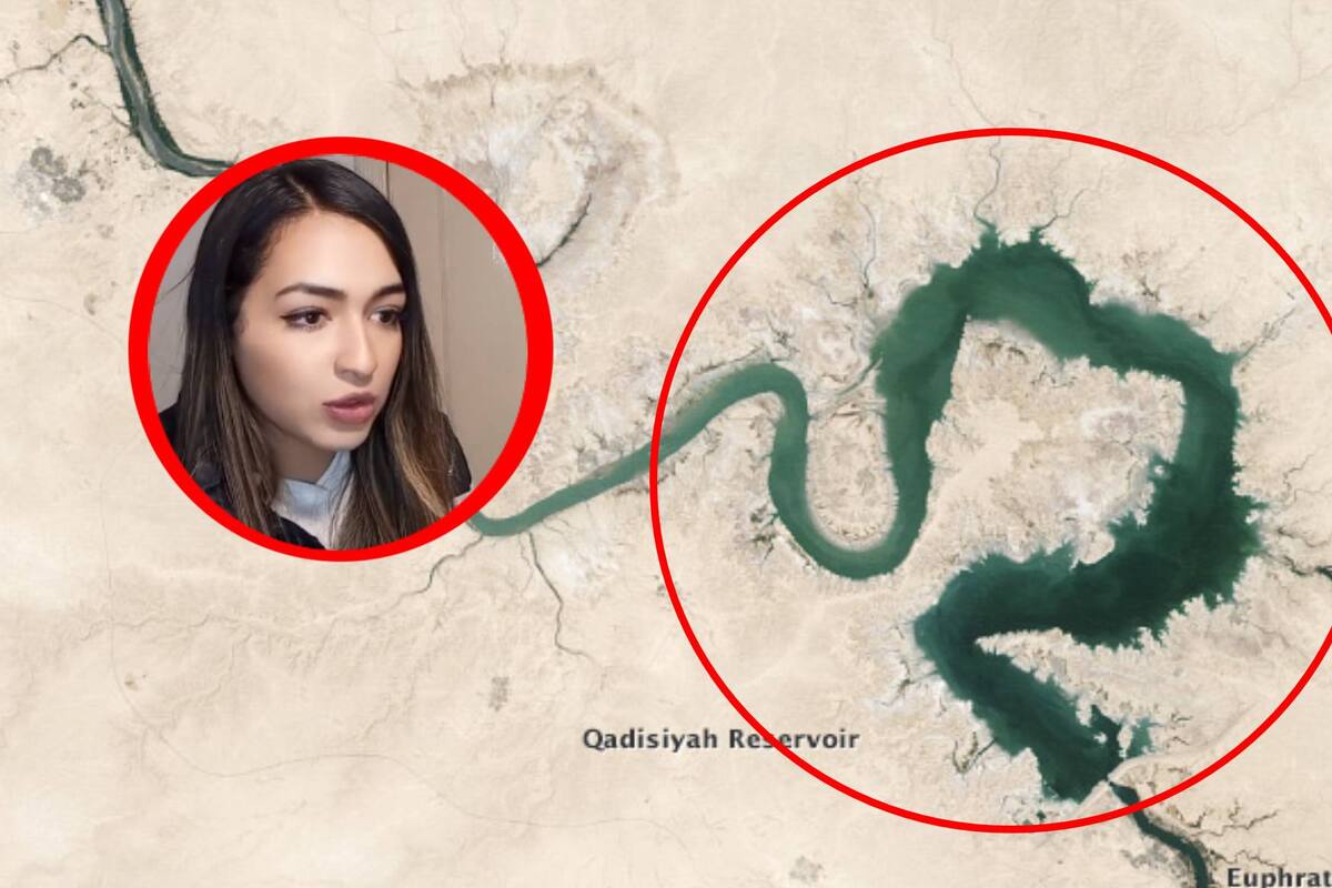 VIRAL: Aparece el símbolo del fin de todo, en un río mencionado en la Biblia