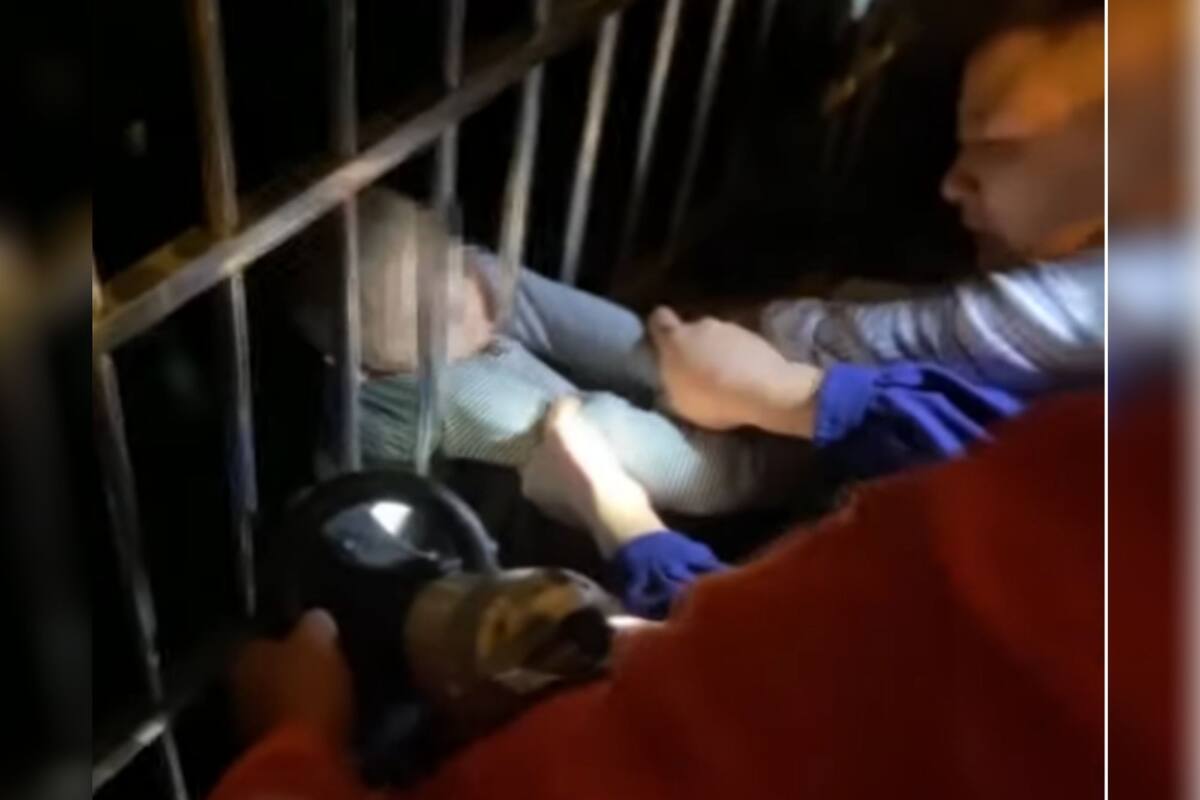 VIDEO: ¡De terror! Niño queda colgando de una reja tras caer del decimotercer piso de un edificio