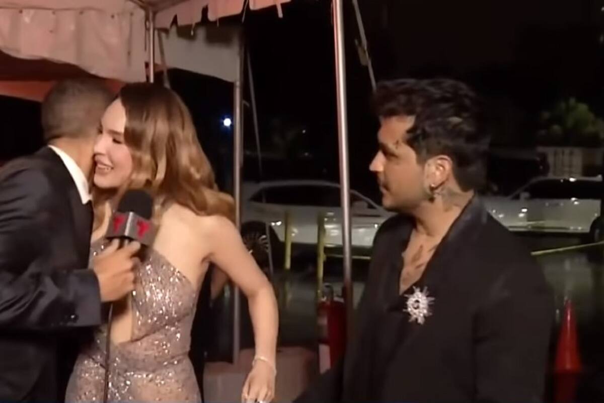 ¿Tóxico? Señalan que Nodal le hizo una escena de celos a Belinda en Premios Billboard