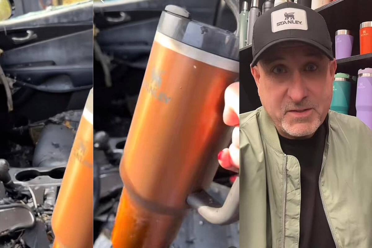 Stanley regala a joven un auto nuevo tras ver el video viral de uno de sus productos que sobrevive a un incendio