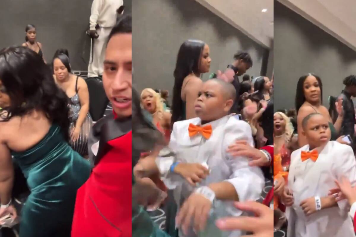 VIRAL: niño ENFURECE con su madre por estar perreando con un hombre en un evento importante