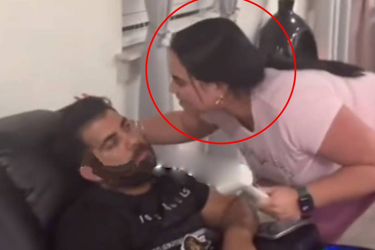 VIRAL: Hombre se vuelve viral por soportar el maltrato de su mujer
