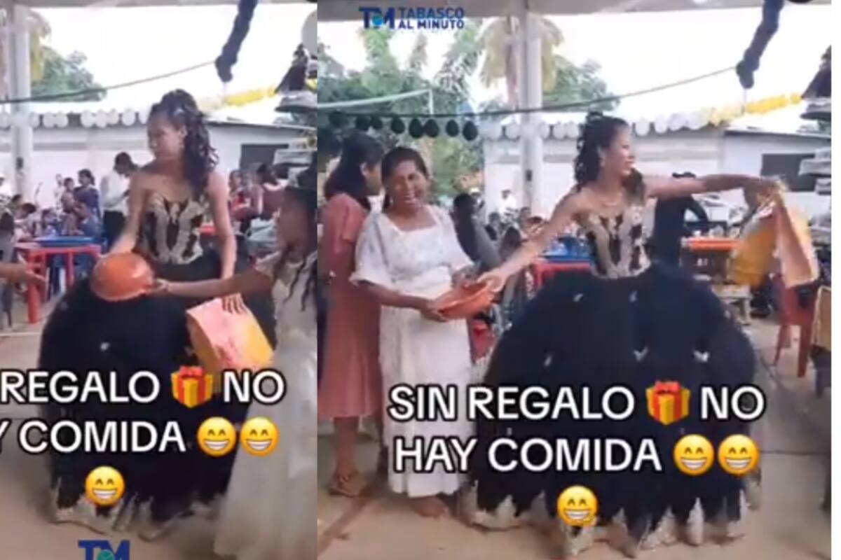 VIRAL: quinceañera se vuelve viral por NO darle comida a los invitados que no llevan regalo