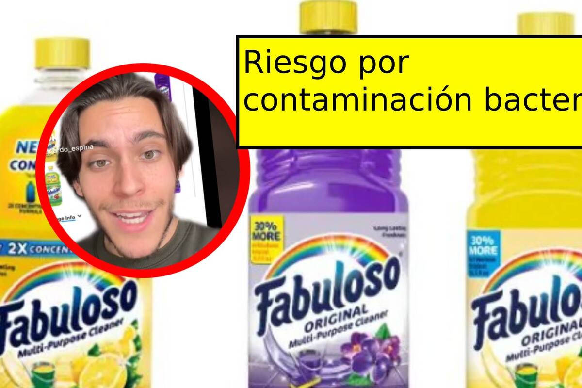 VIRAL: Retiran botellas de "Fabuloso" del mercado por riesgo de contaminación bacteriana